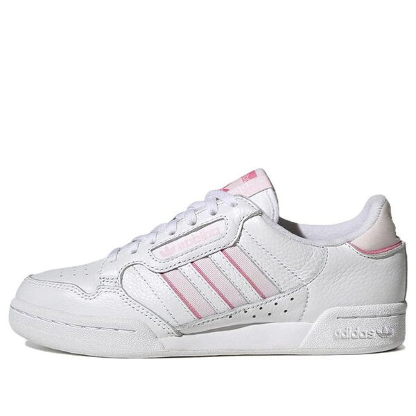 Кроссовки оригинальные континентальные 80 полосок Adidas, белый