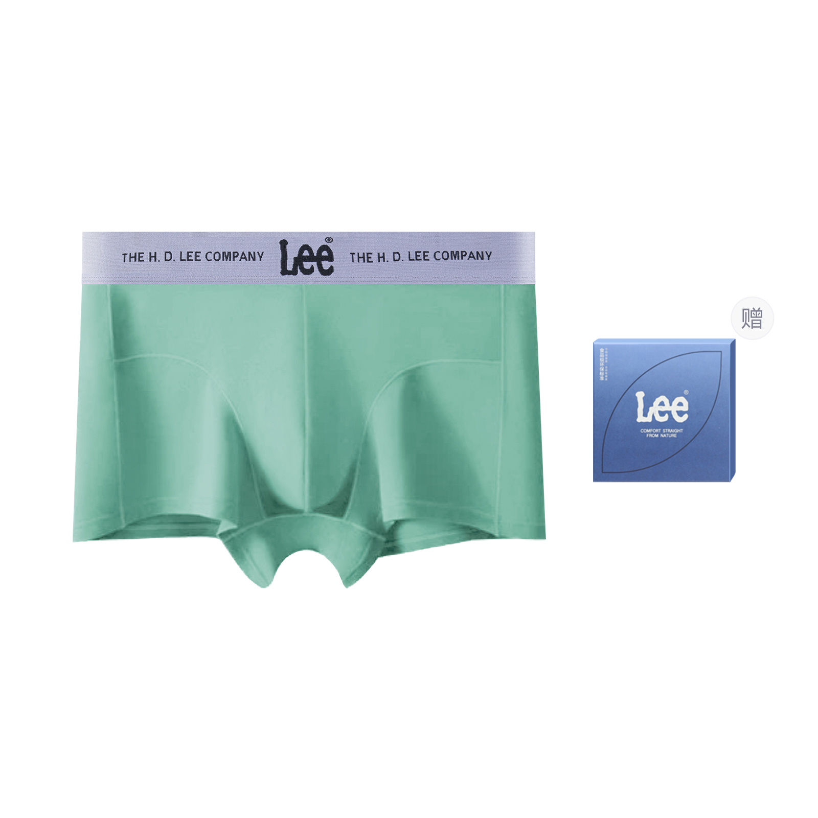 

Классические 101 Underpants мужские боксеры 1 упаковка Lee, серо-зеленый