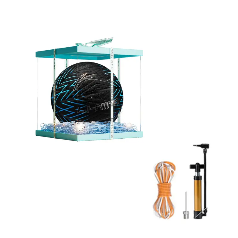 

LINING Китайский PU баскетбольный мяч black blue размер 7 тренировочный unisex