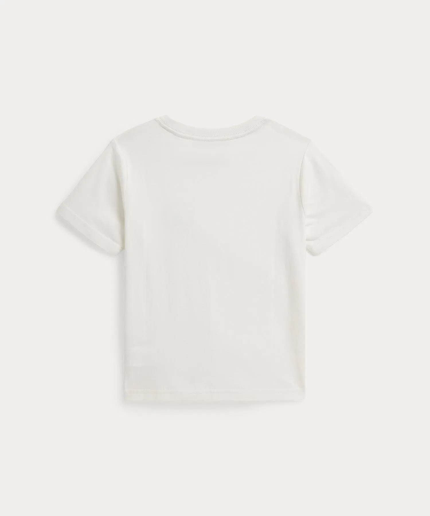 Детская футболка с логотипом Polo Ralph Lauren из хлопка, белая — фото 2