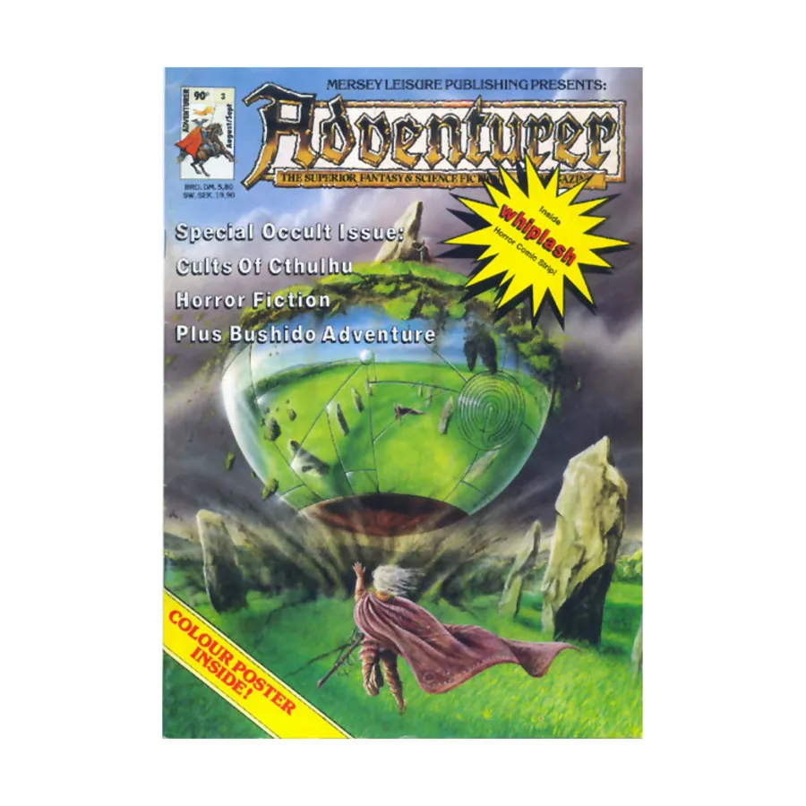 

Журнал #3 "Cults of Cthulhu, Bushido Adventure", Adventurer Magazine