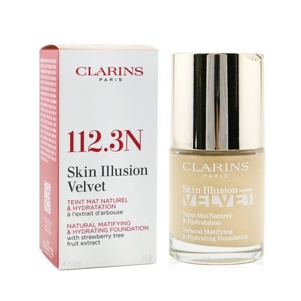 Натуральная матирующая и увлажняющая тональная основа Ladies Skin Illusion Velvet, Clarins — фото 2