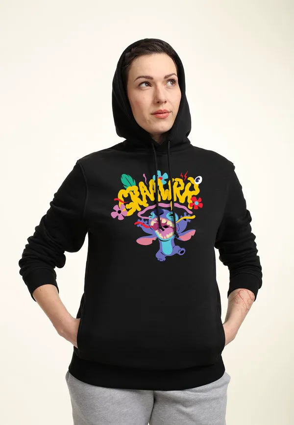 

Толстовка lilo & stitch с принтом graaawr Henry Tiger, Black Pure, Черный, Толстовка lilo & stitch с принтом graaawr Henry Tiger, Black Pure