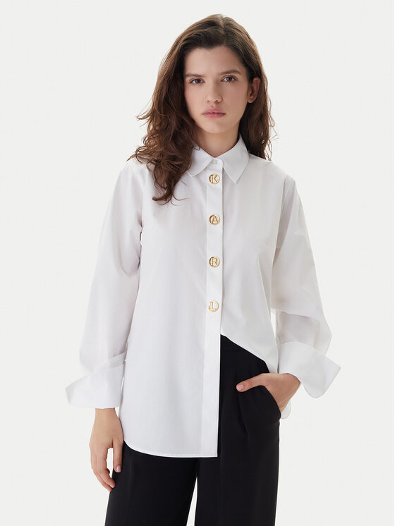 

Рубашка regular fit B1W11012 Karl Lagerfeld, белый