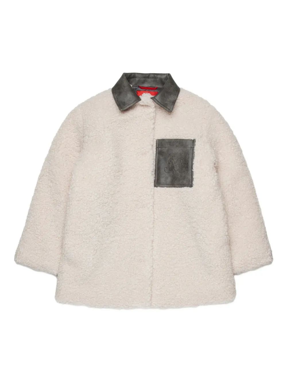 

Куртка из шерпы MAX&Co. Kids, белый