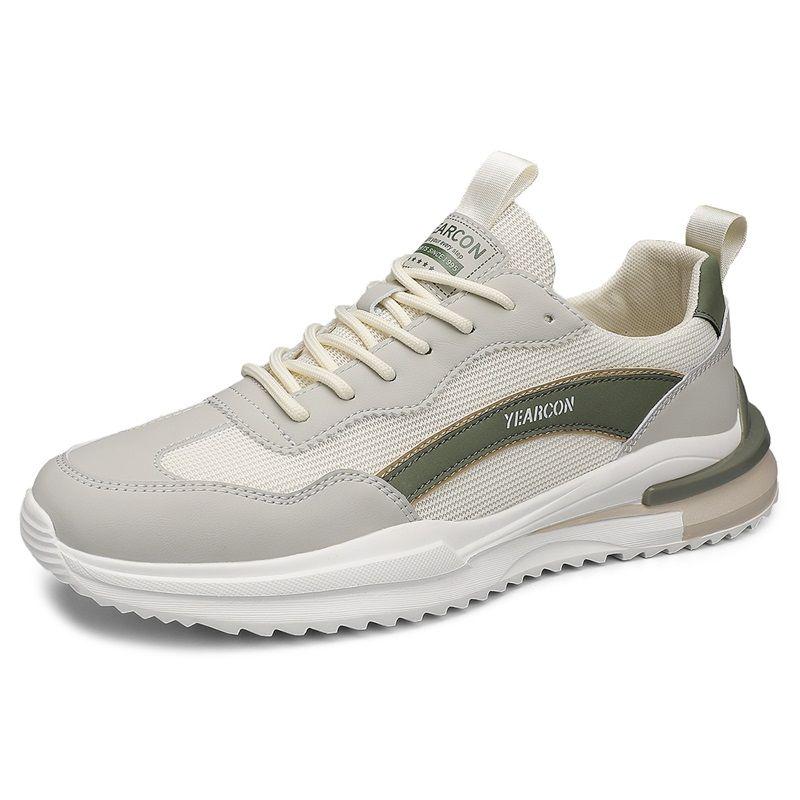 

YEARCON Мужские низкие кеды бело-бирюзовые, цвет White Turquoise