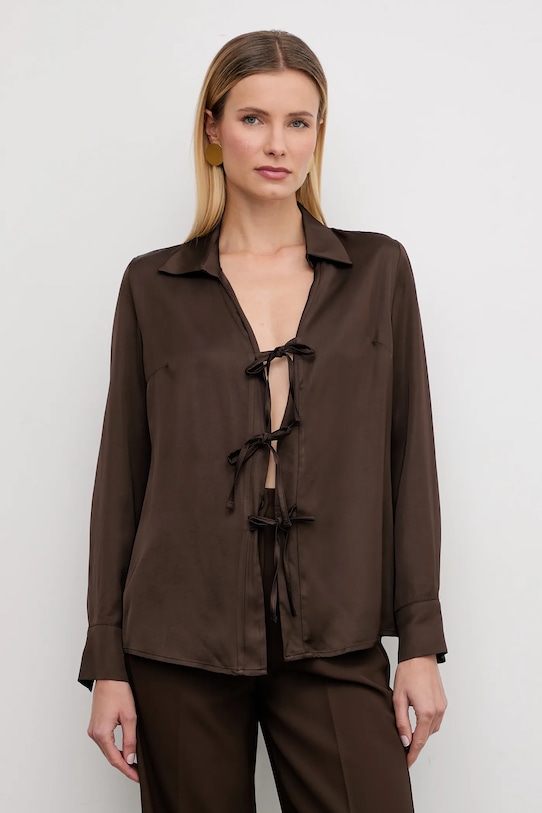 

Рубашка Answear.LAB, коричневый