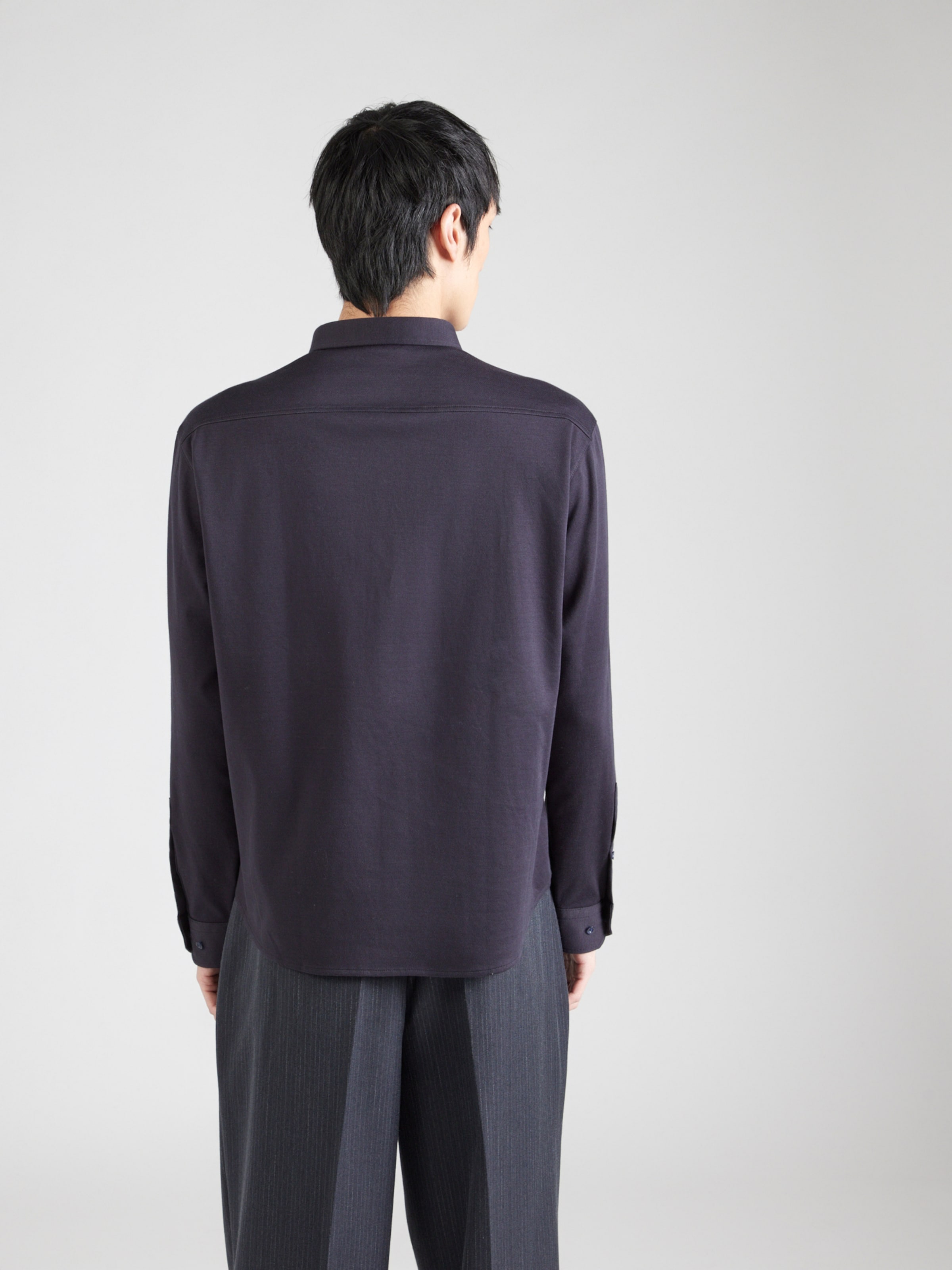 BOSS Рубашка на пуговицах 'Motion' в цвете Marine Blue, Regular fit — фото 4