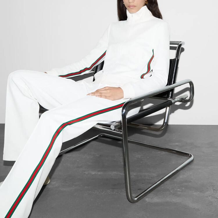 Куртка женская Gucci Off White, Премиальный стиль, Кремовый — фото 3