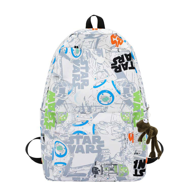 

BALANG Нейлоновый рюкзак унисекс бело-сине-черный, Blue White+Frog Charm