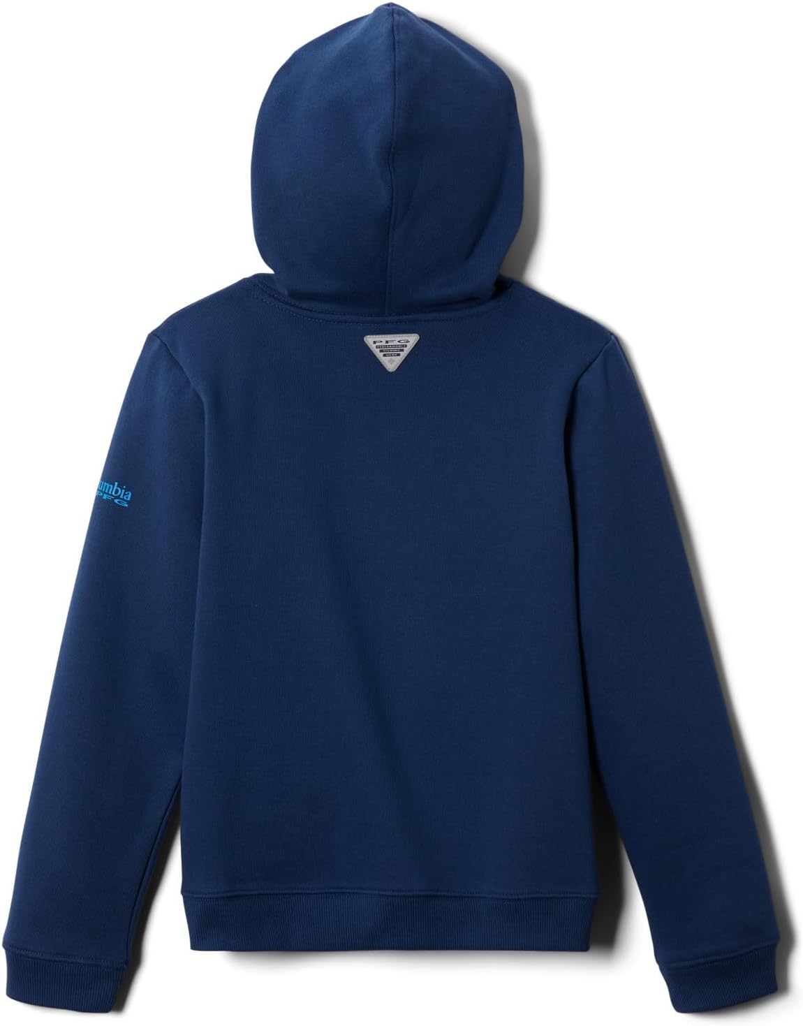 Толстовка Columbia Boys PFG University, Carbon/Compass Blue - Bass — фото 2