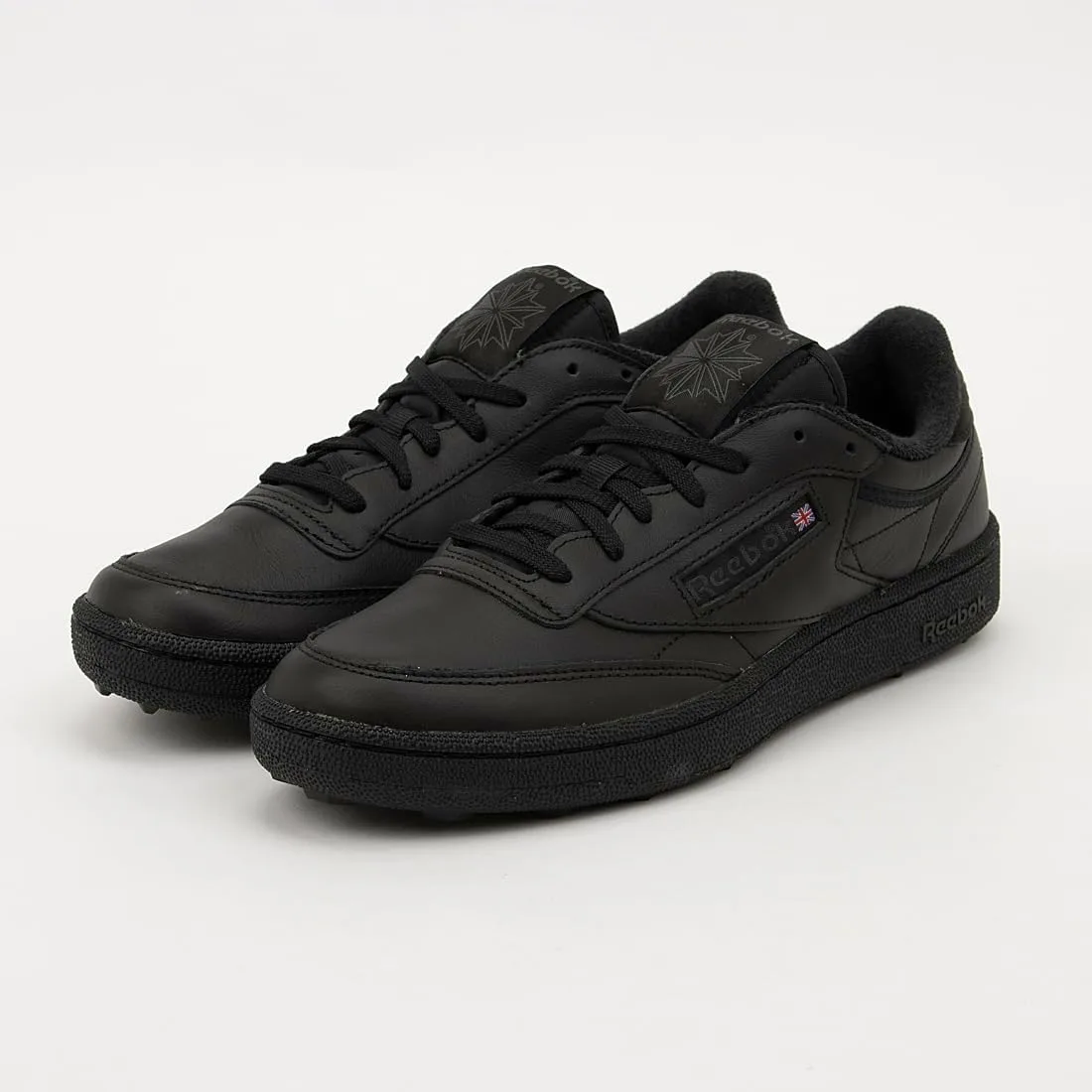 Мужские кроссовки для гольфа Reebok Club C, черный/серый — фото 3