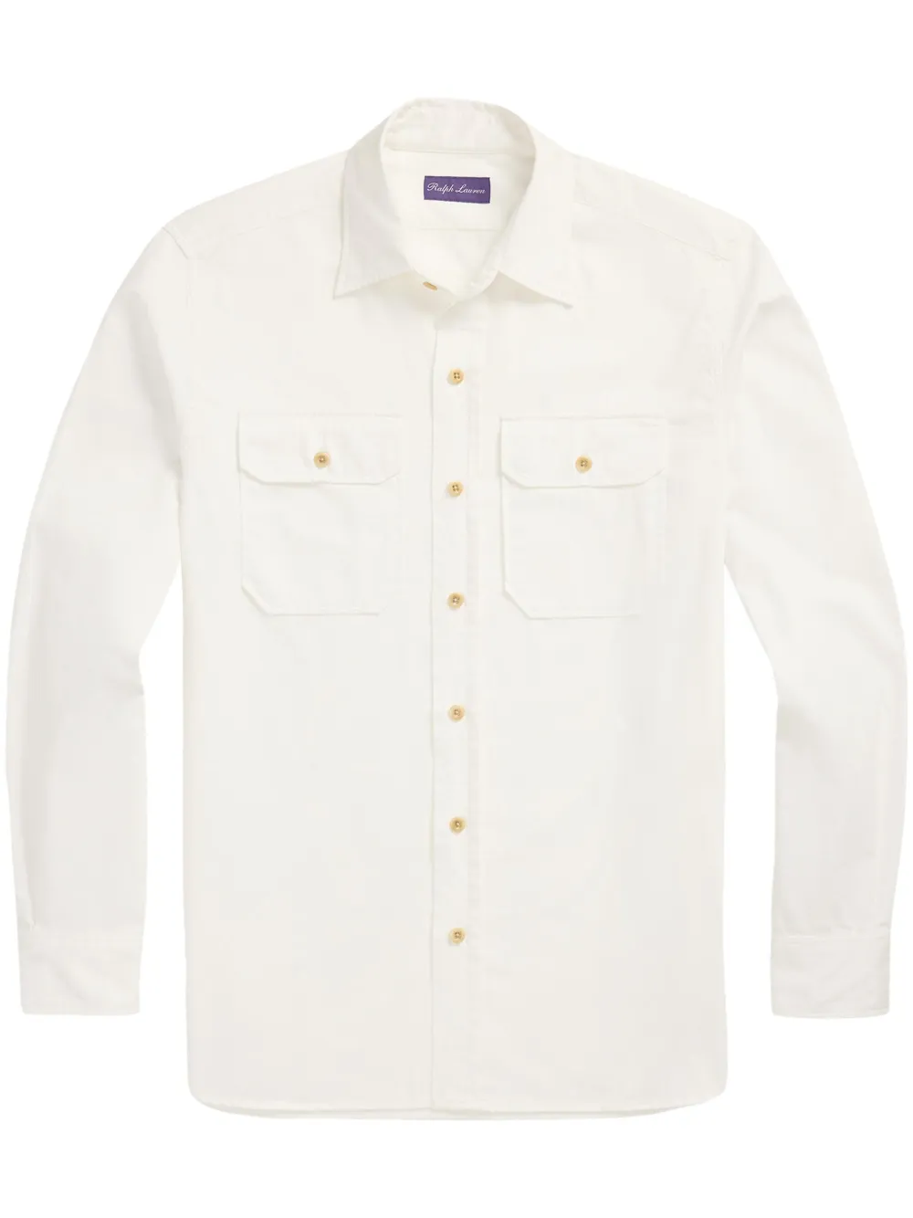 

Рубашка на пуговицах Ralph Lauren Purple Label, белый