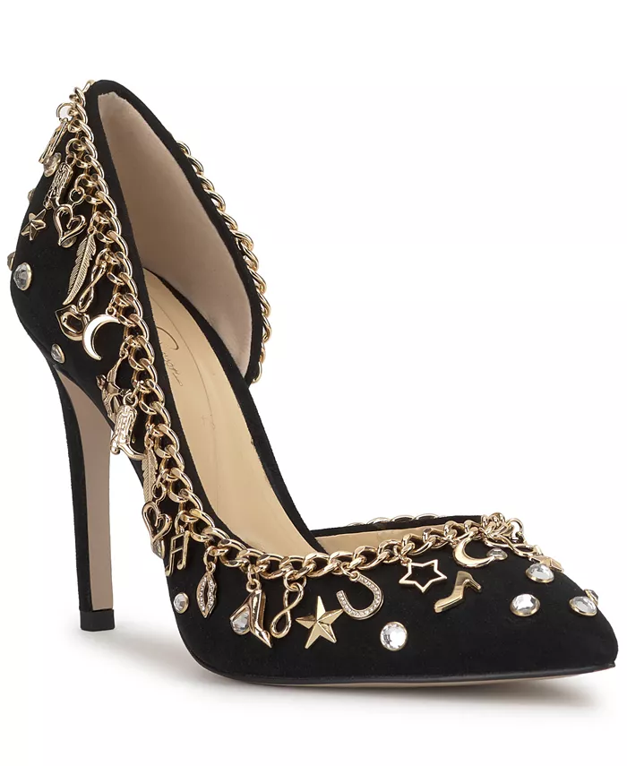 Женские туфли-лодочки Palias Anniversary Charm Jessica Simpson, черный