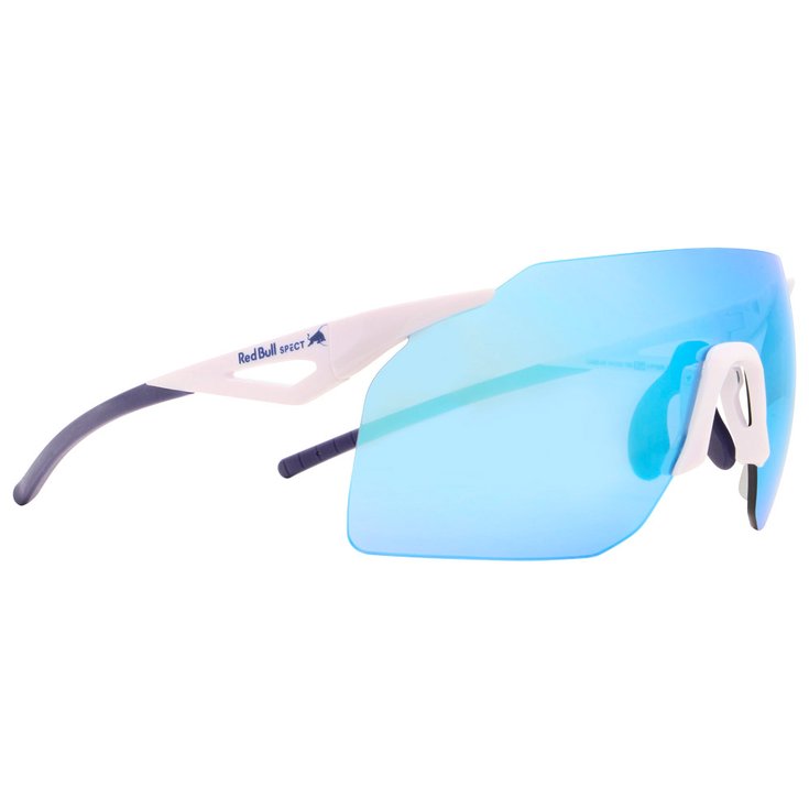 

Солнцезащитные очки Gabe блестящие белые синие дымчато-синие зеркальные Red Bull Spect