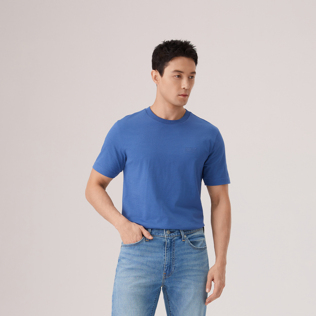 Levis Футболка Unisex Blue Crew Neck — фото 3