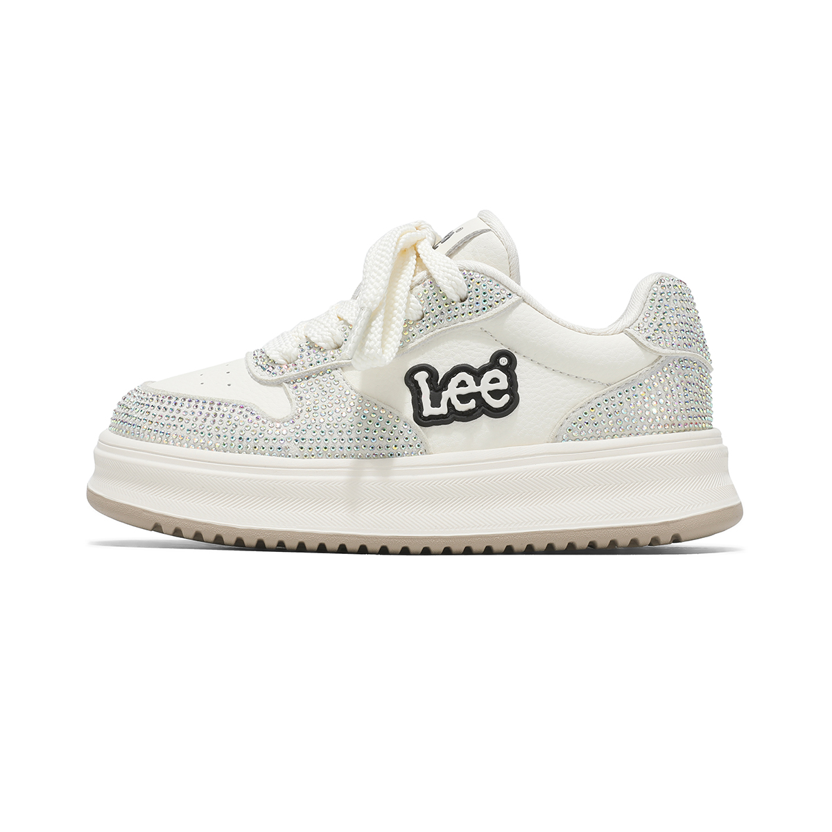 

Детские кроссовки для скейтбординга с низким верхом, устойчивые к истиранию LEE KIDS, бежевый