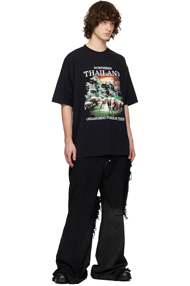 Туристическая футболка «Таиланд» Vetements, черный — фото 4