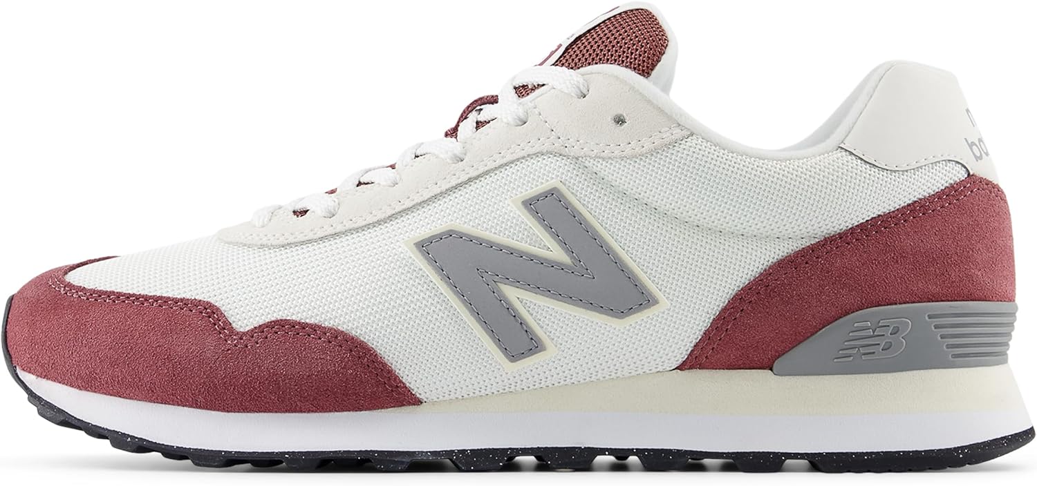 Кроссовки New Balance 515 V3 для мужчин, белый/бордовый — фото 2