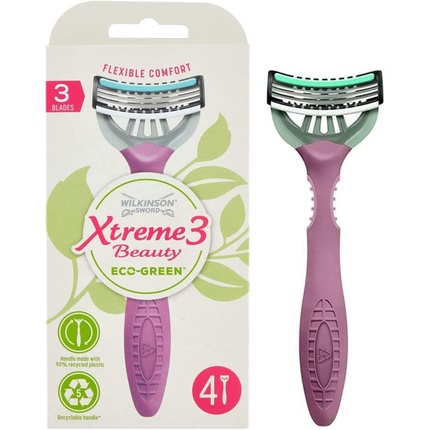 

Wilkinson Sword Wk Xtreme 3 Eco Green женские бритвы 4 шт.