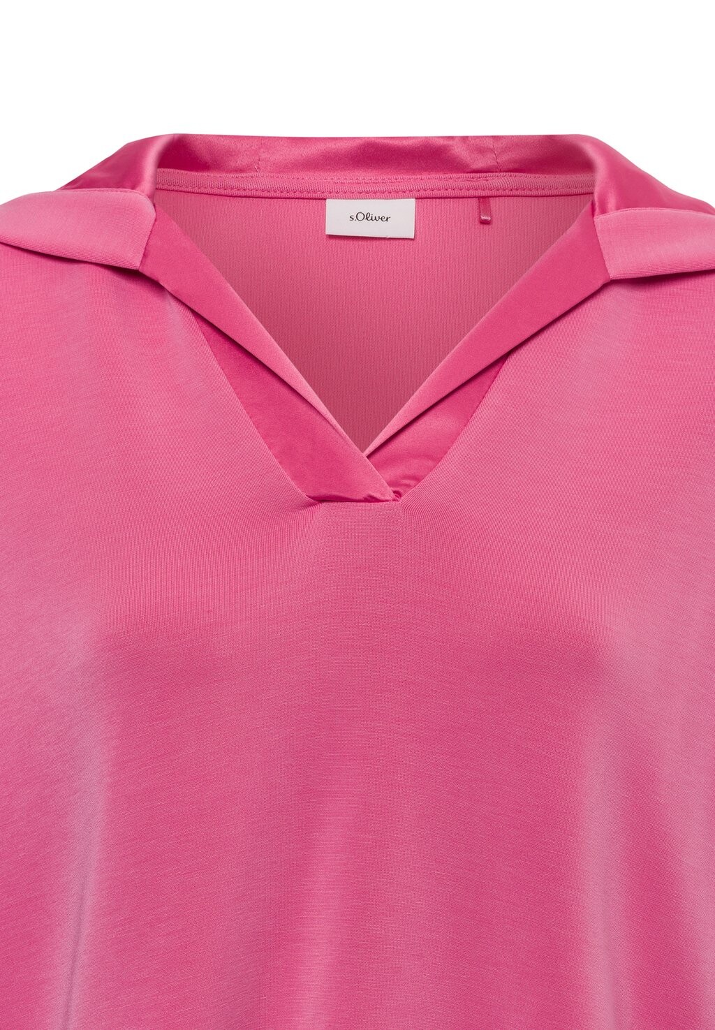 

Топ с длинными рукавами LABEL s.Oliver BLACK LABEL, розовый
