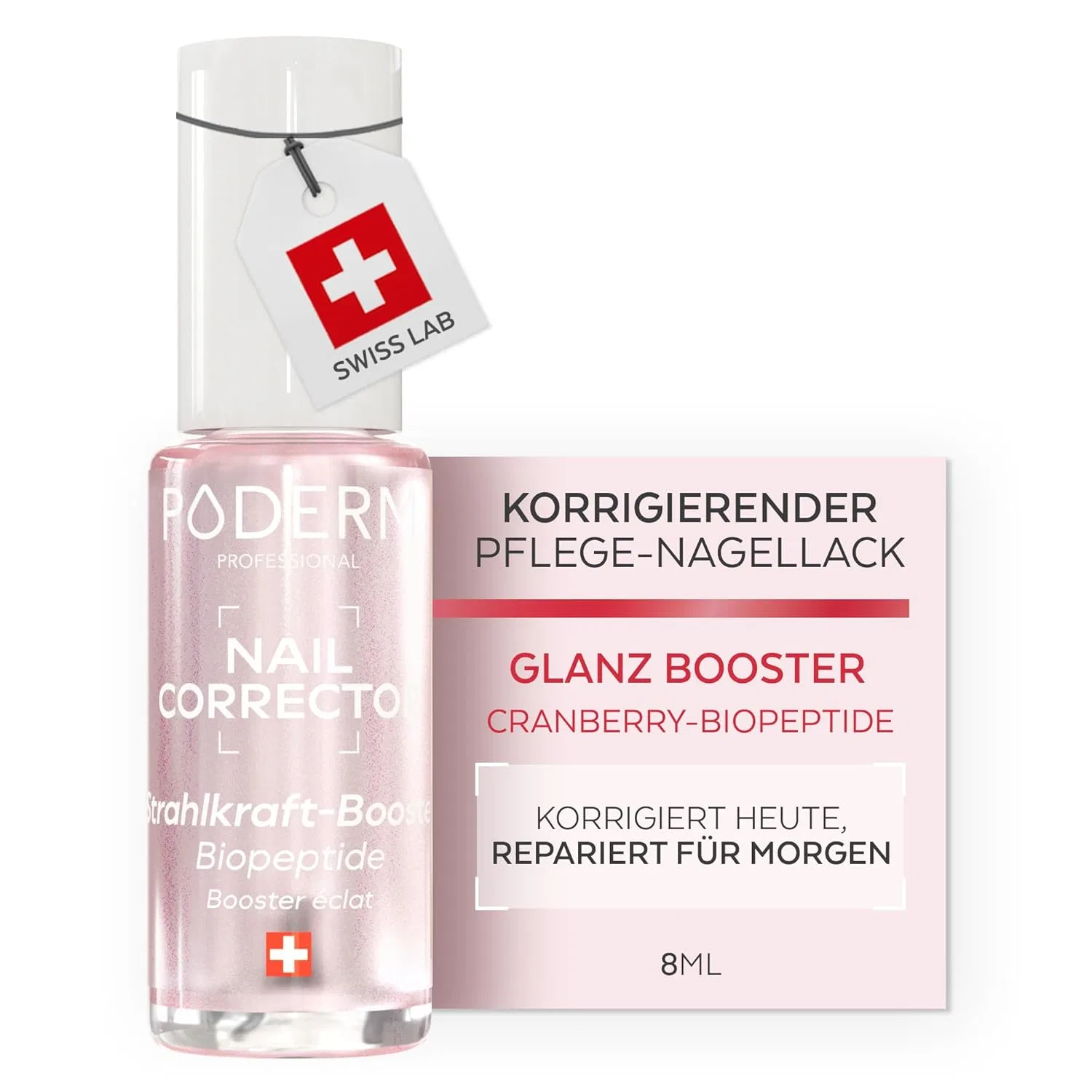 Корректирующий лак для ногтей «Shine Booster» от PODERM Poderm
