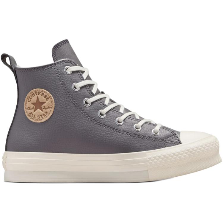 Chuck Taylor All Star High Top детские скейтбординг кроссовки gray для подростков Converse, серый — фото 3