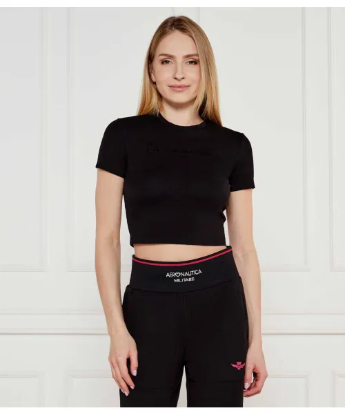 

Футболка Cropped fit Ea7, черный