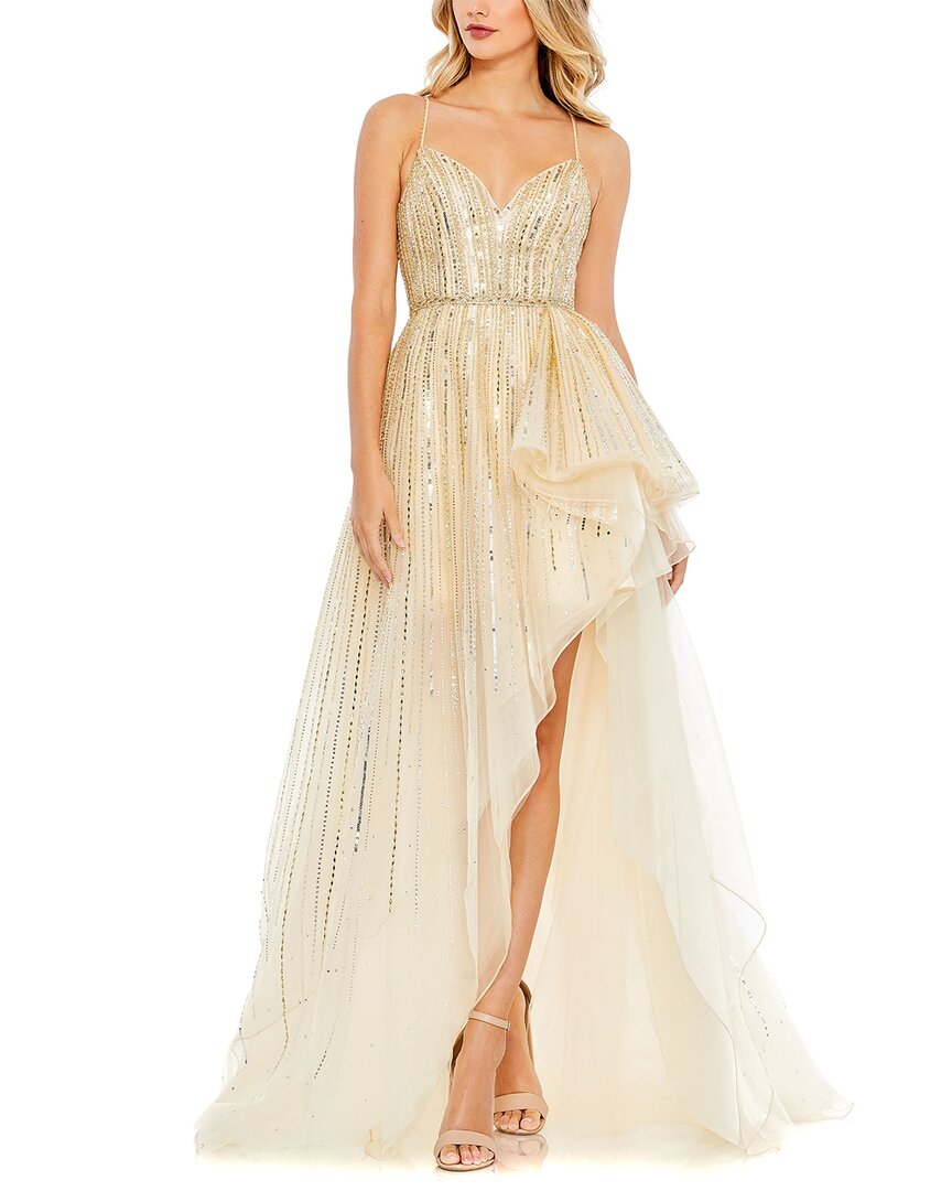 

Платье Mac Duggal, цвет gold silver