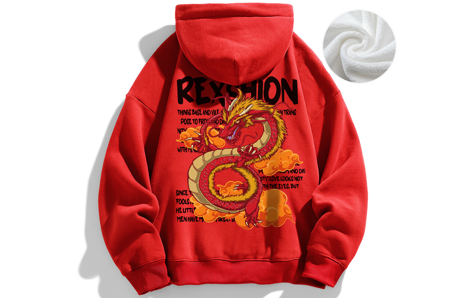 

REXSHION Толстовка унисекс, Белый