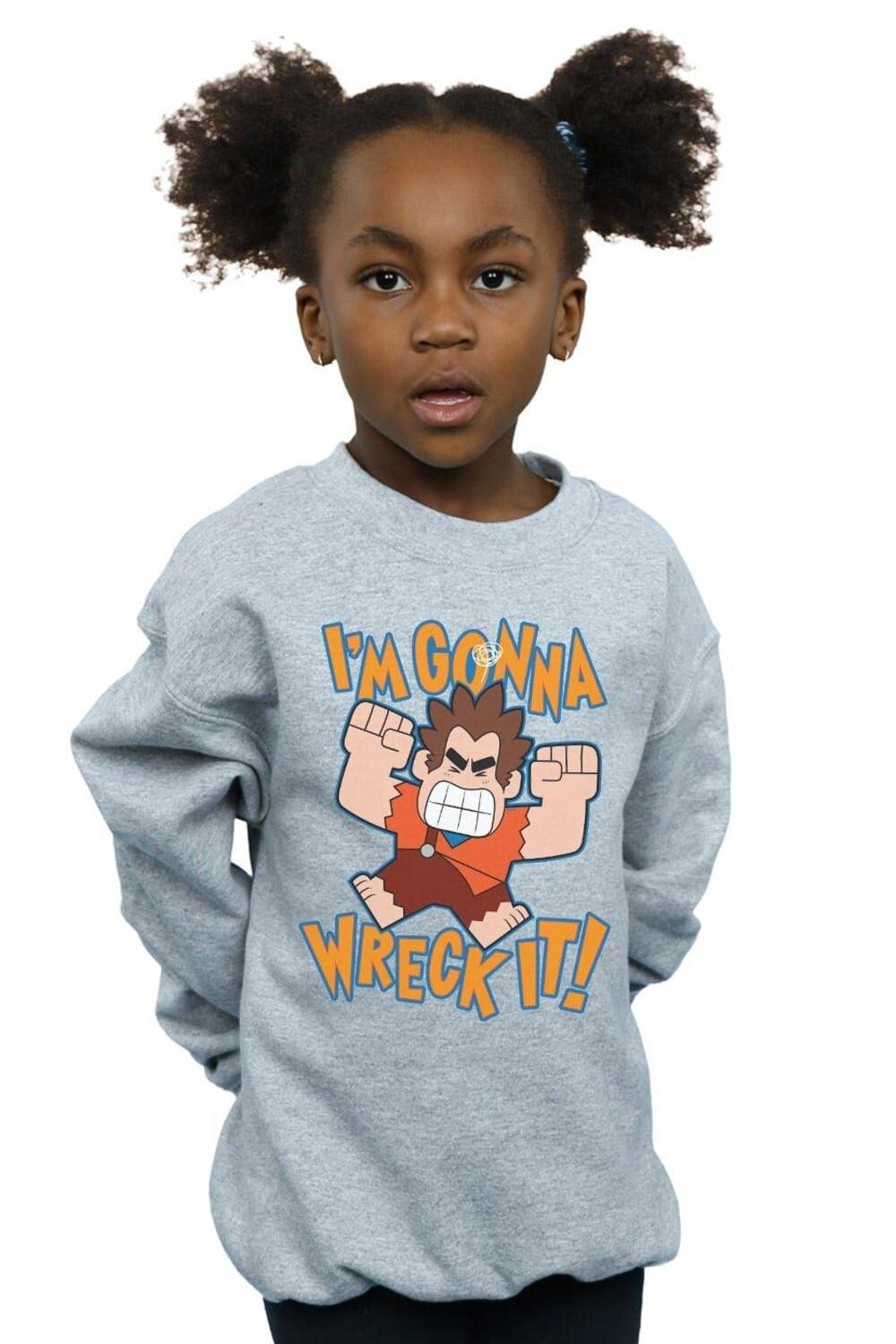 

Толстовка Wreck It Ralph I'm Gonna Wreck It Disney, серый