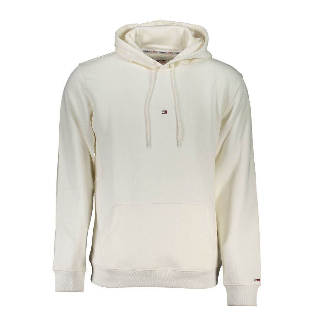 Белый хлопковый мужской свитер Tommy Hilfiger