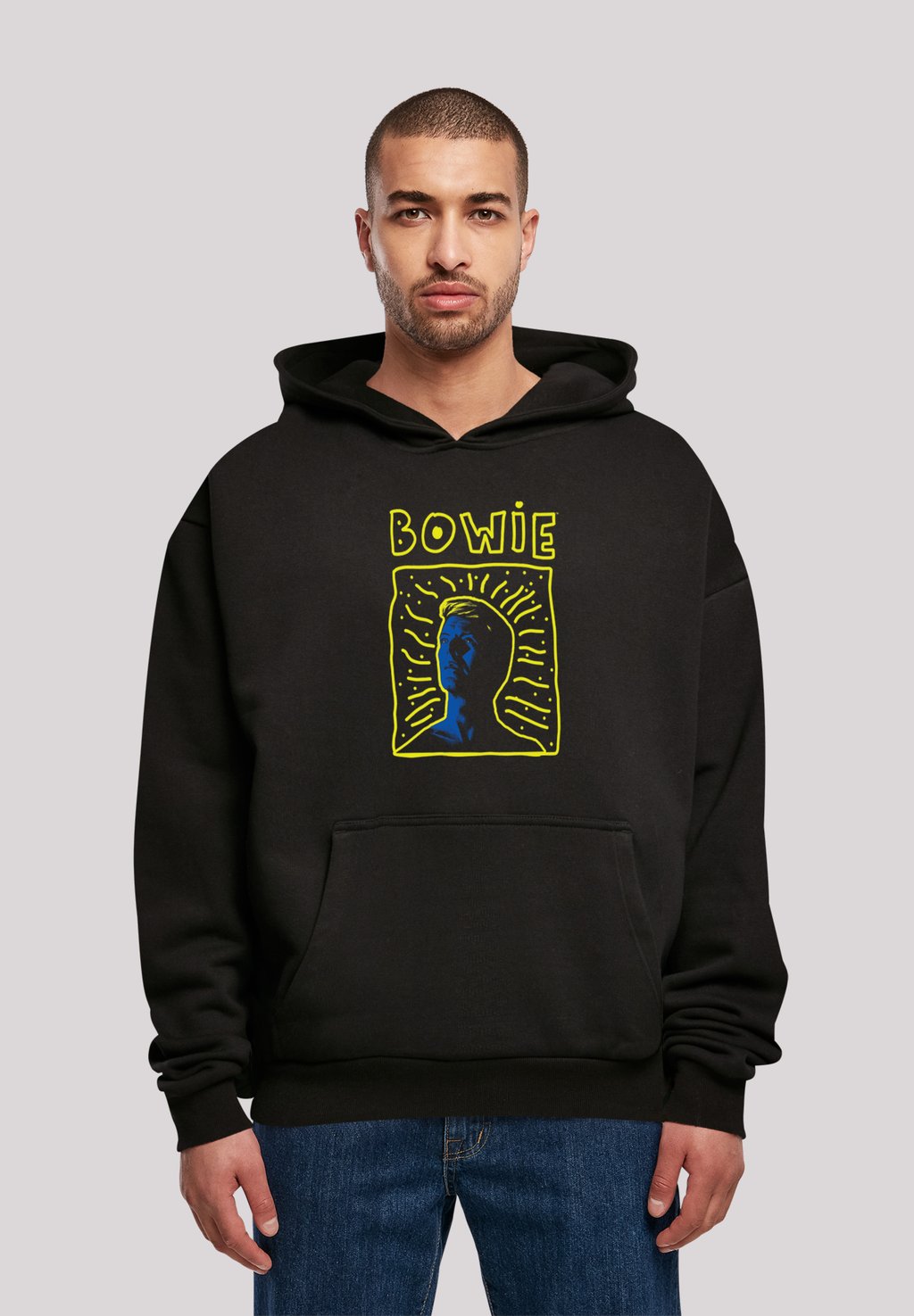 

Толстовка DAVID BOWIE FRAME - Hoodie F4NT4STIC, черный