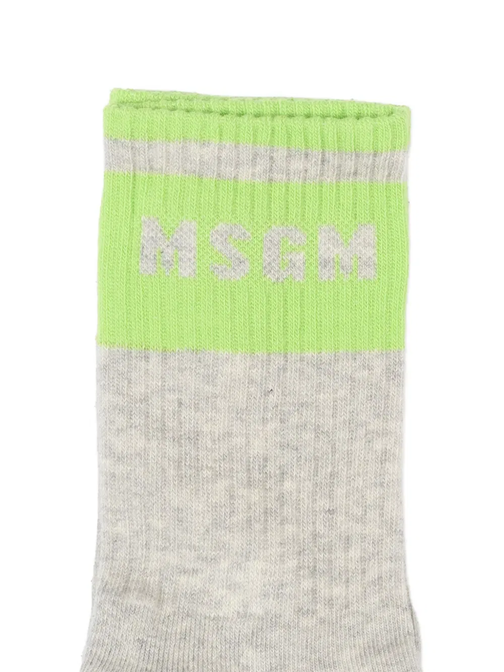 Носки с логотипом Msgm Kids, серый — фото 3
