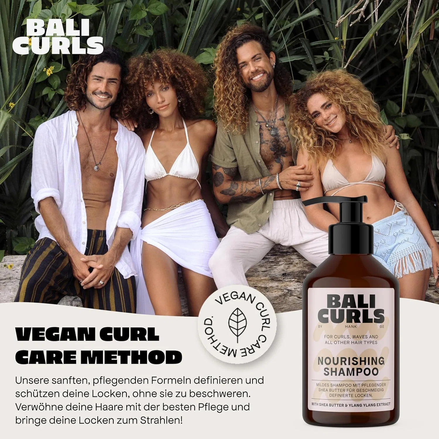 Набор для ухода за вьющимися волосами «Bali Curls» Bali Curls By Hank Ge — фото 2