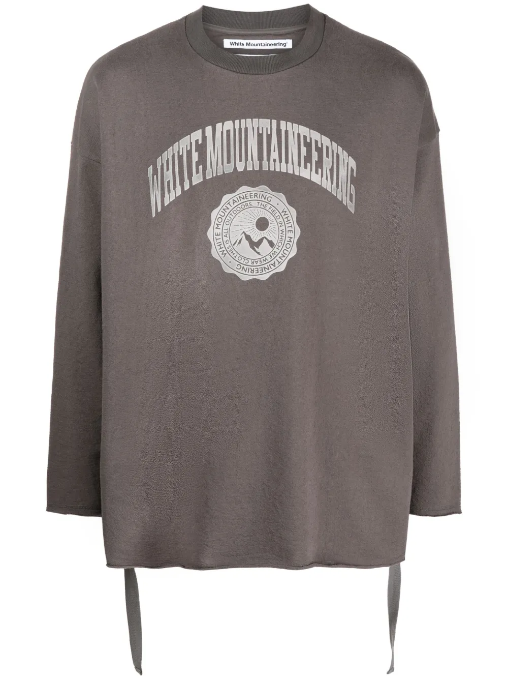 

Толстовка с логотипом White Mountaineering, серый