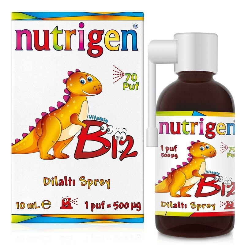 

Nutrigen Витамин B12 500 мкг 10 мл Подъязычный спрей