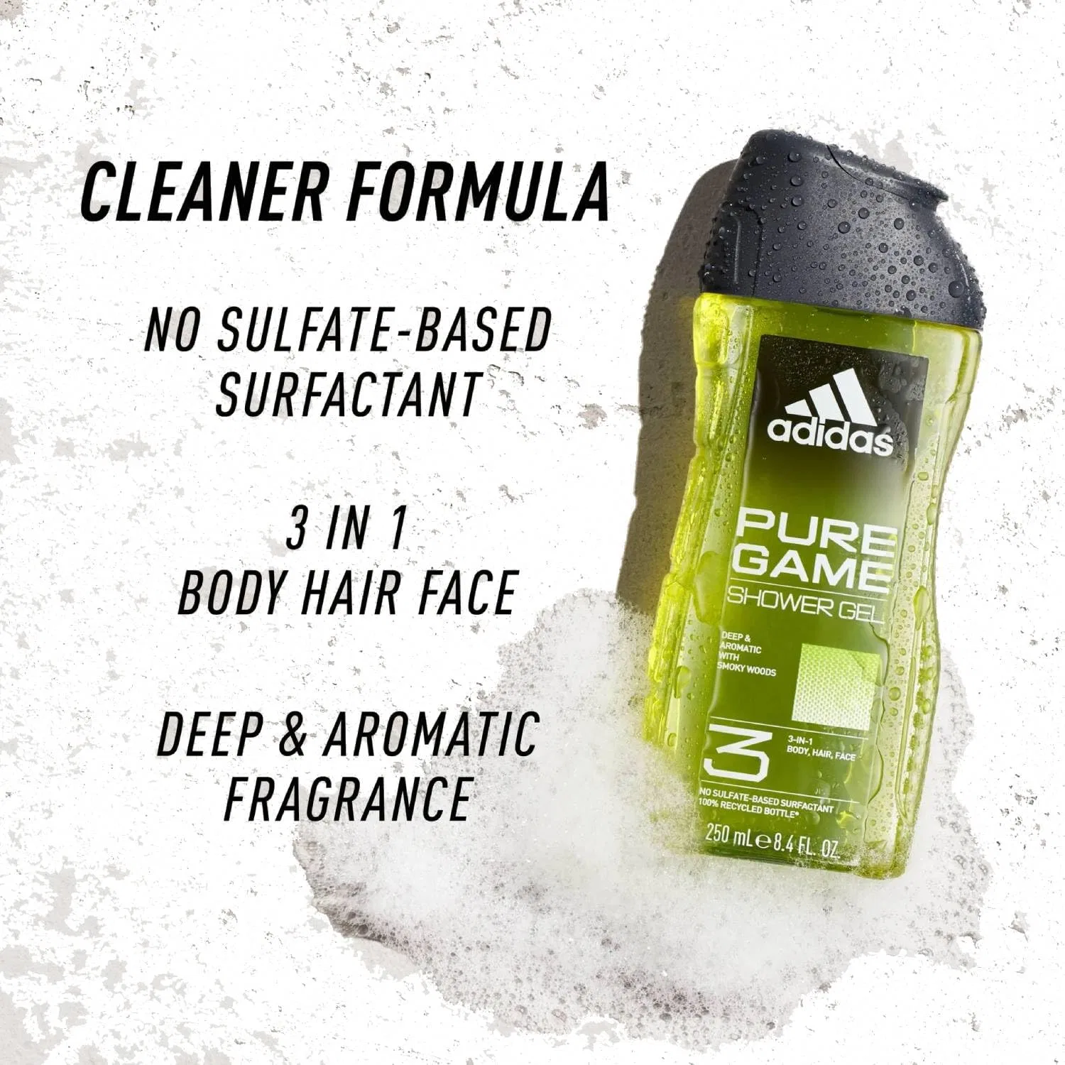 Гель для душа Adidas Pure Game 2-в-1 Adidas — фото 3