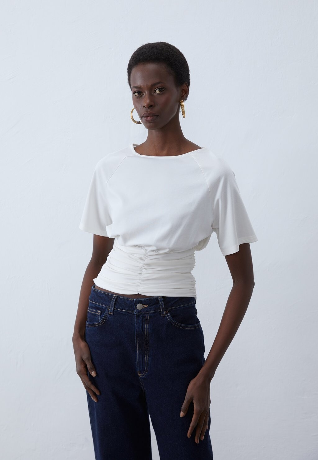 

Футболка базовая Anna Field, цвет off-white