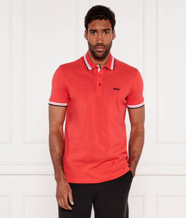 

Рубашка поло Regular fit Boss Green, красный