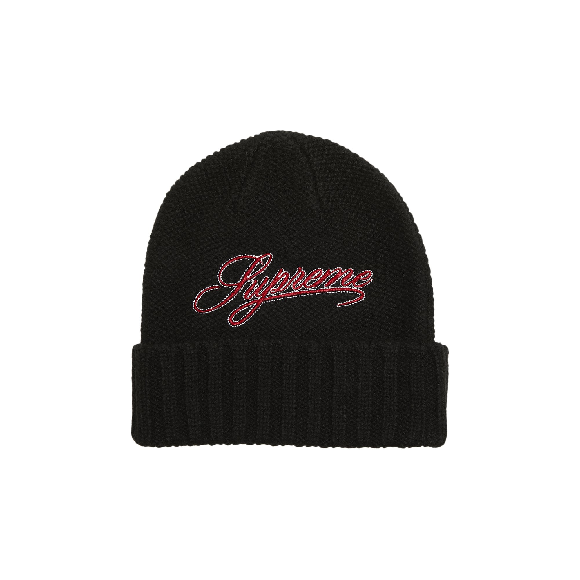 

Шапка-бини Supreme Script Logo, черная