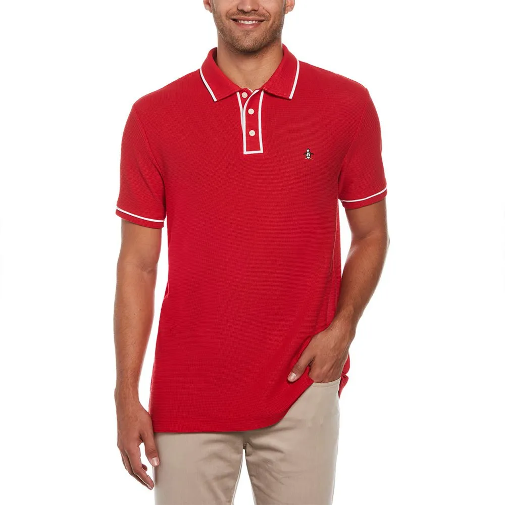 

Поло Original Penguin Organic Cotton Bentley Mesh, красный