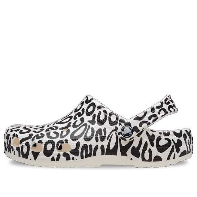 

Сабо Crocs Classic Warped Logo Clogs 'White Black' 210805-100, белый