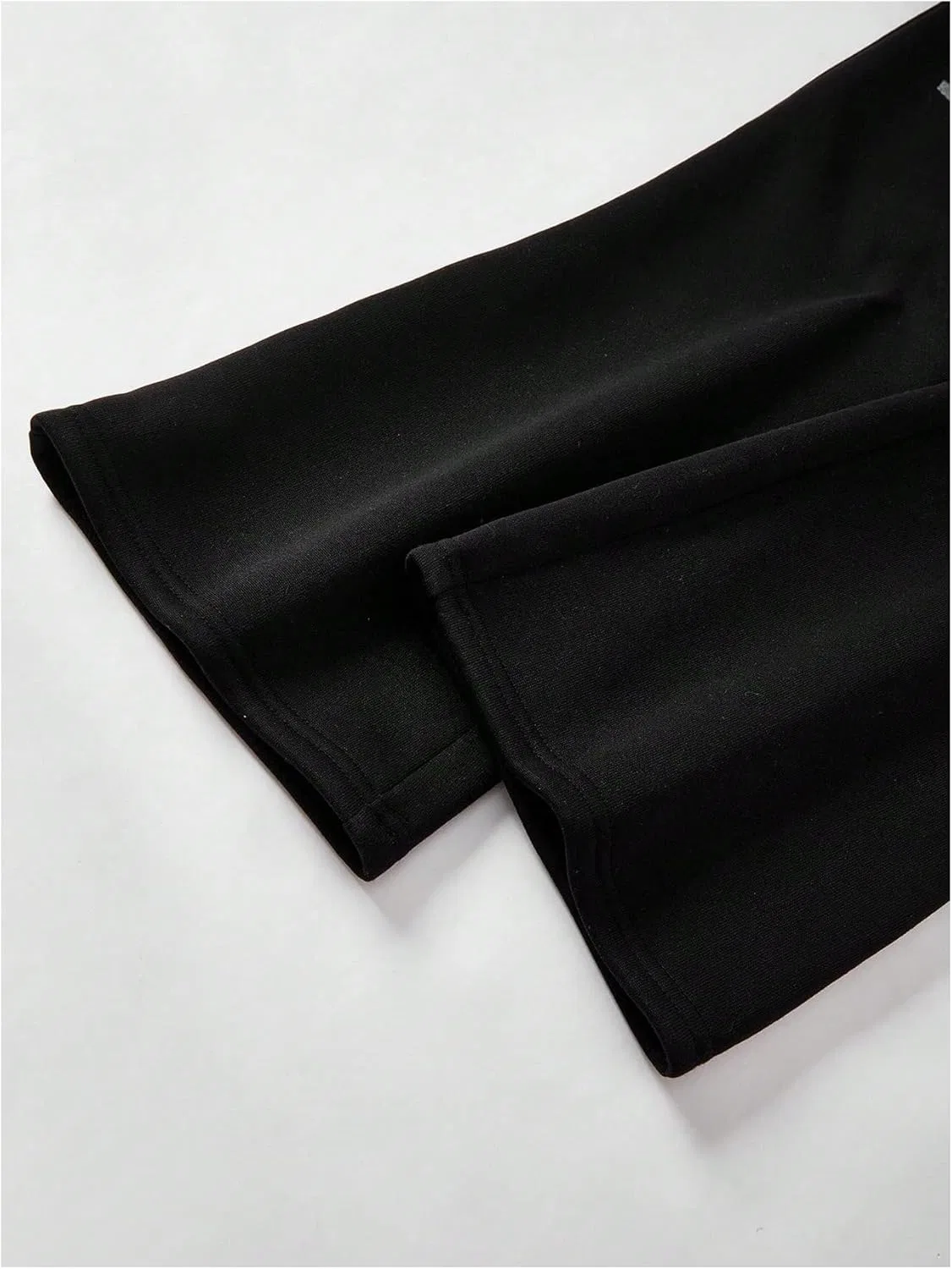 Детский спортивный костюм с принтом RoseSeek, 2 предмета, Solid Black — фото 4
