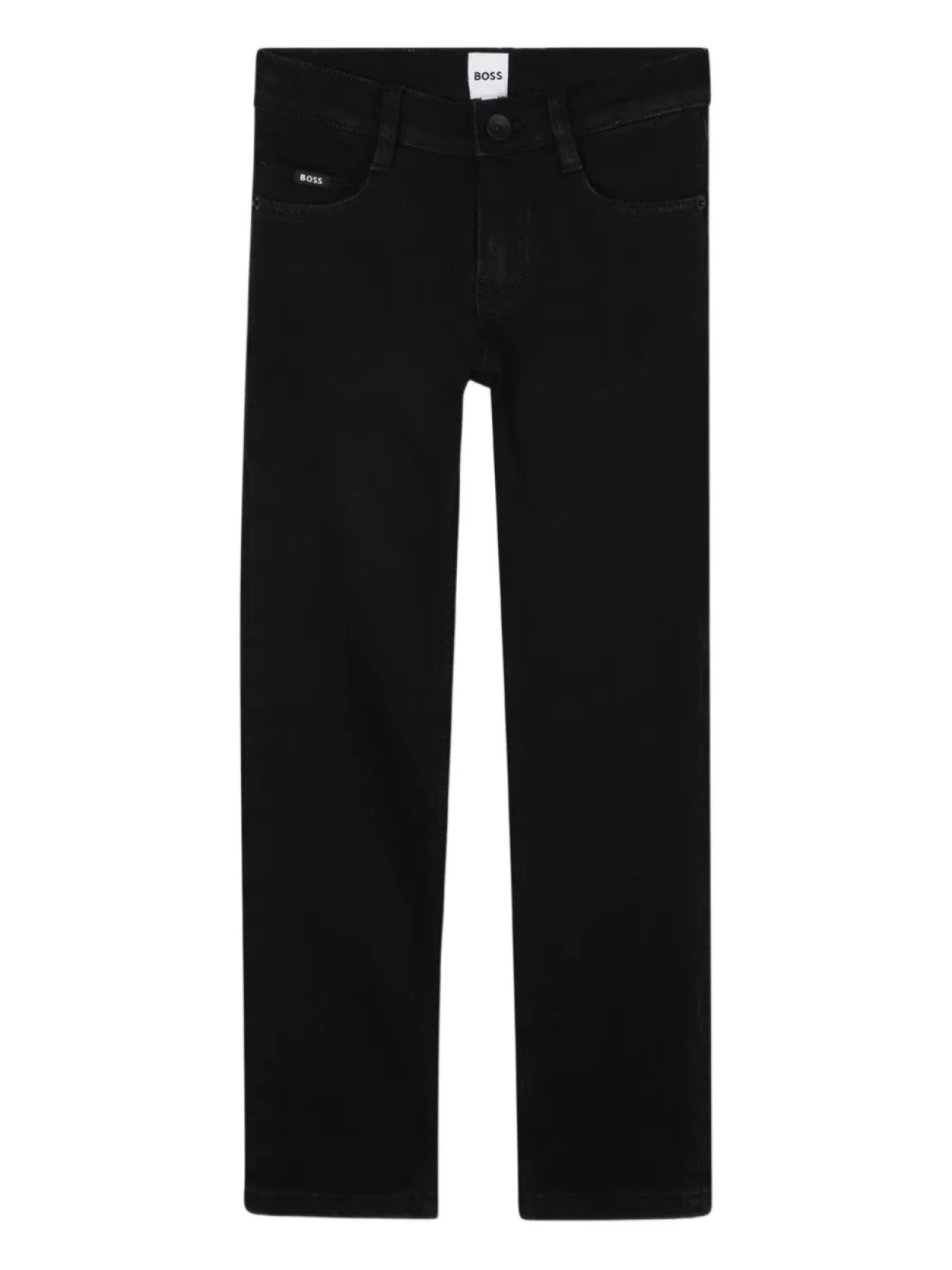 

BOSS Kidswear джинсы с пятью карманами, черный
