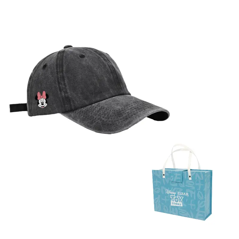 

Disney Хлопковая бейсболка унисекс, Black Gray