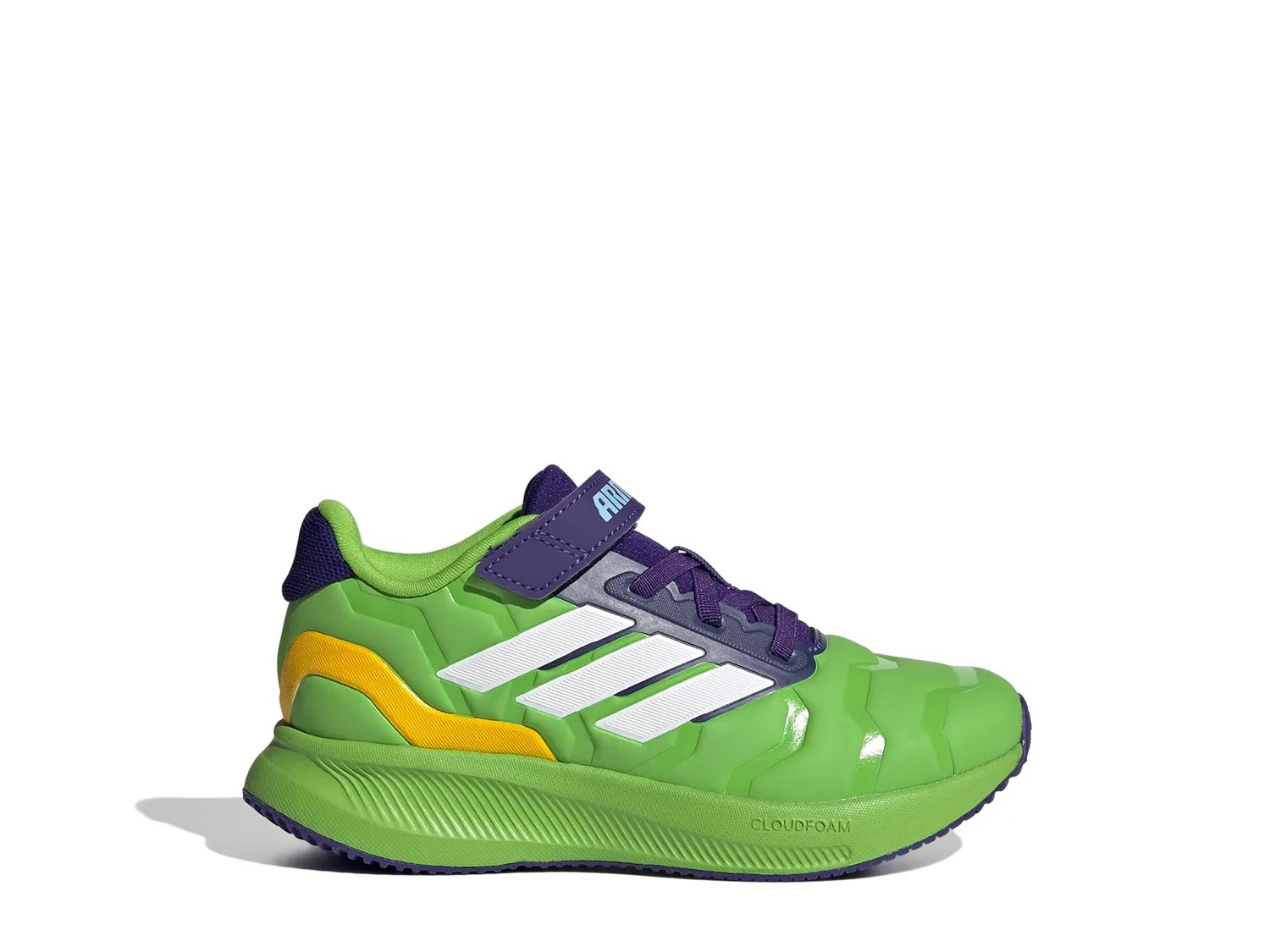 Кроссовки adidas Iron Hulk Runfalcon 5 Sneaker - Kids', зеленый/синий — фото 3