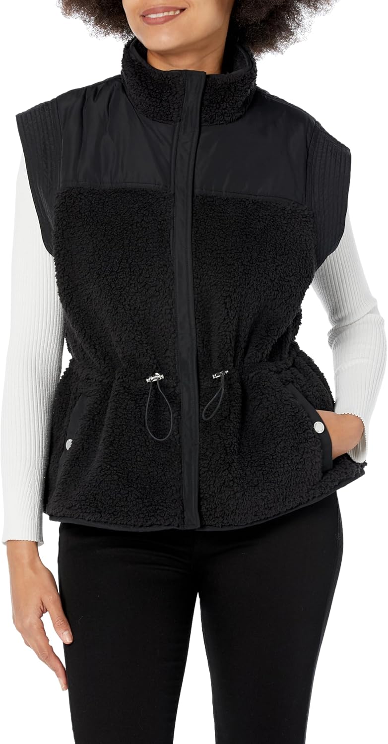 

Calvin Klein Женская жилетка из шерпы, Black