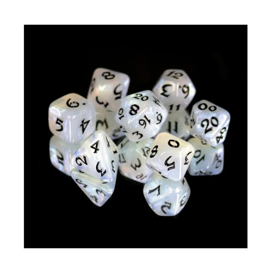 

Poly Set - Элессия Кибр, Мир с черным (7), Polymer Poly Sets (Die Hard Dice)