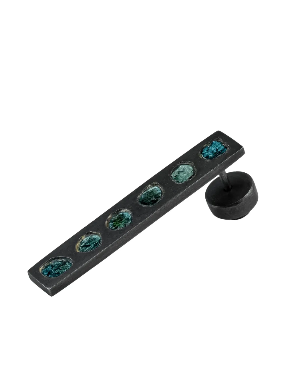 

Серьга с бриллиантом в пластине Parts Of Four, серый